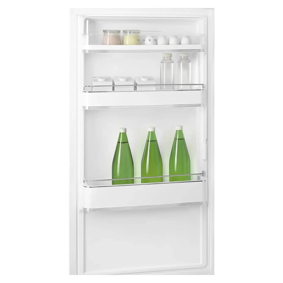 Холодильник двухдверный стиль 50-х годов No-frost SMEG FAB32LRD5 60 см, 365 л, красный