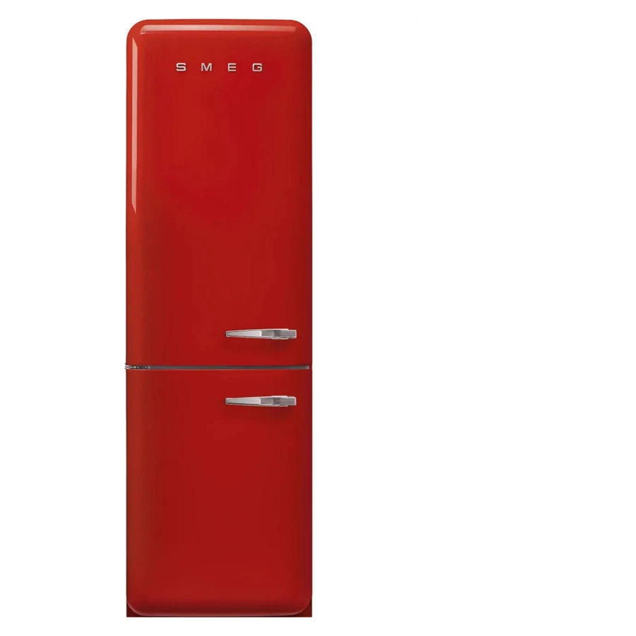 Холодильник двухдверный стиль 50-х годов No-frost SMEG FAB32LRD5 60 см, 365 л, красный