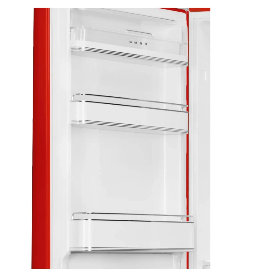Холодильник двухдверный стиль 50-х годов No-frost SMEG FAB32LRD5 60 см, 365 л, красный
