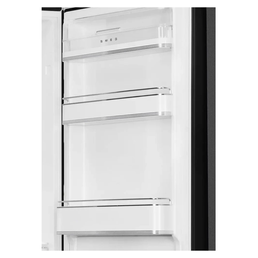 Холодильник двухдверный стиль 50-х годов No-frost SMEG FAB32RBL5 60 см, 365 л, черный