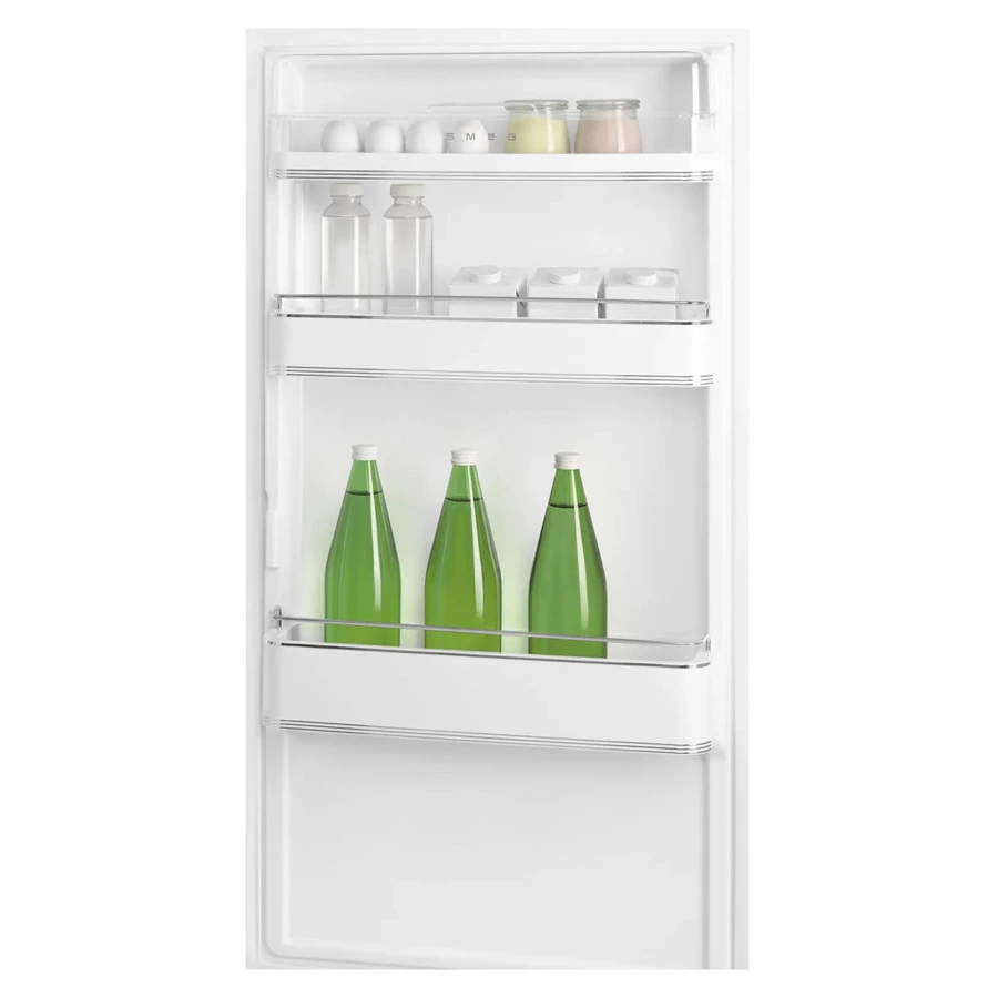 Холодильник двухдверный стиль 50-х годов No-frost SMEG FAB32RBL5 60 см, 365 л, черный