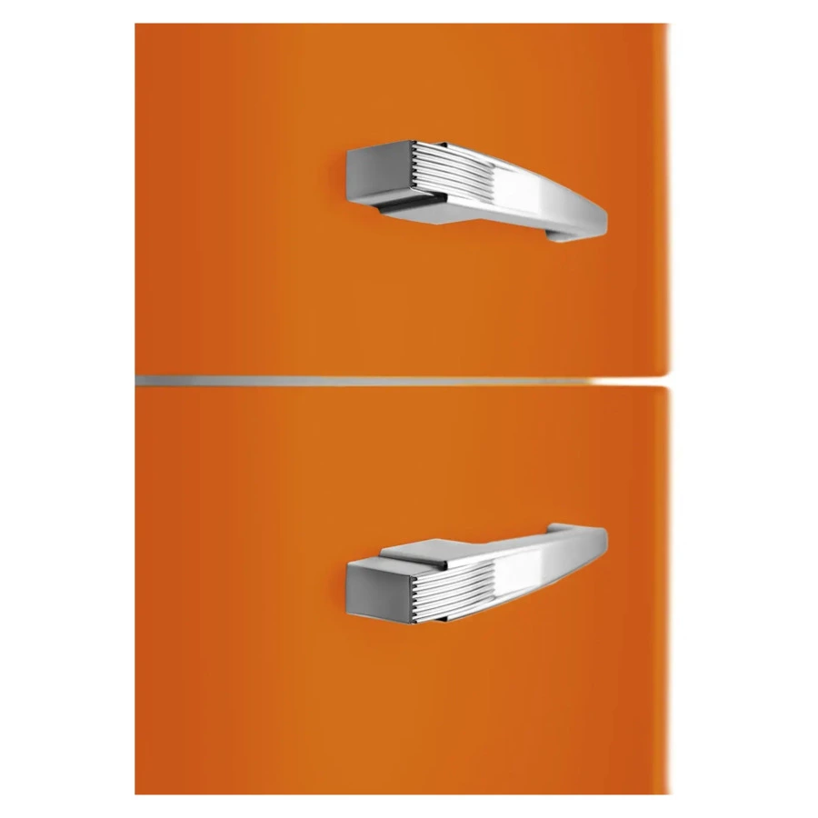 Холодильник двухдверный стиль 50-х годов No-frost SMEG FAB32ROR5 60 см, 365 л, оранжевый