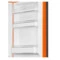 Холодильник двухдверный стиль 50-х годов No-frost SMEG FAB32ROR5 60 см, 365 л, оранжевый