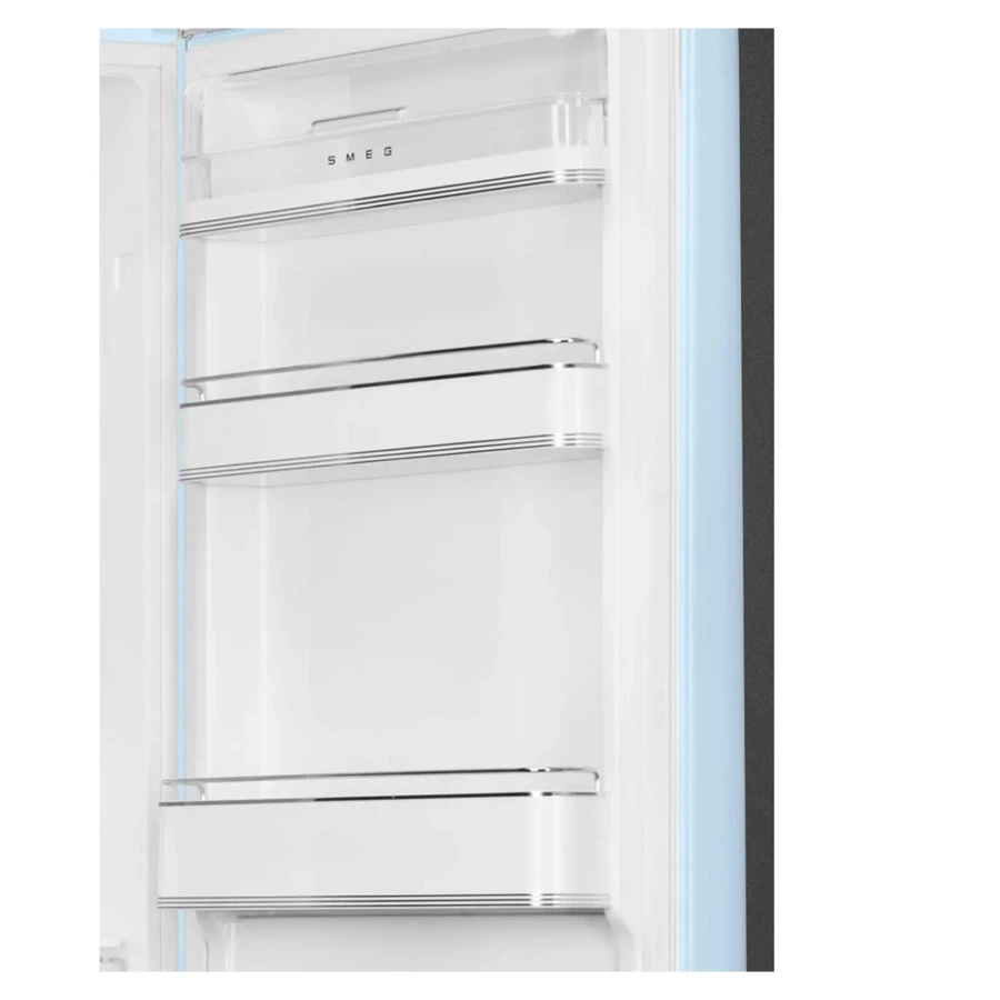 Холодильник двухдверный стиль 50-х годов No-frost SMEG FAB32RPB5 60 см, 365 л, голубой