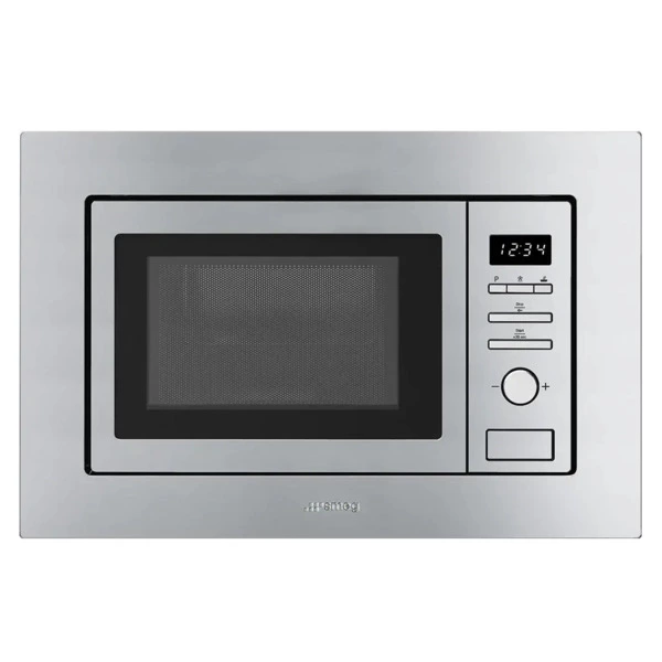 Печь микроволновая встраиваемая SMEG FMI020X 60 см, 38 см, сталь нержавеющая