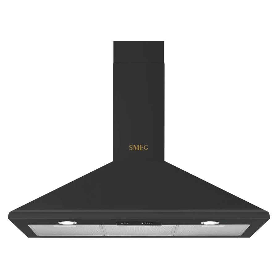 Вытяжка настенная SMEG KSED95COA Coloniale Купольная 90 см, антрацит