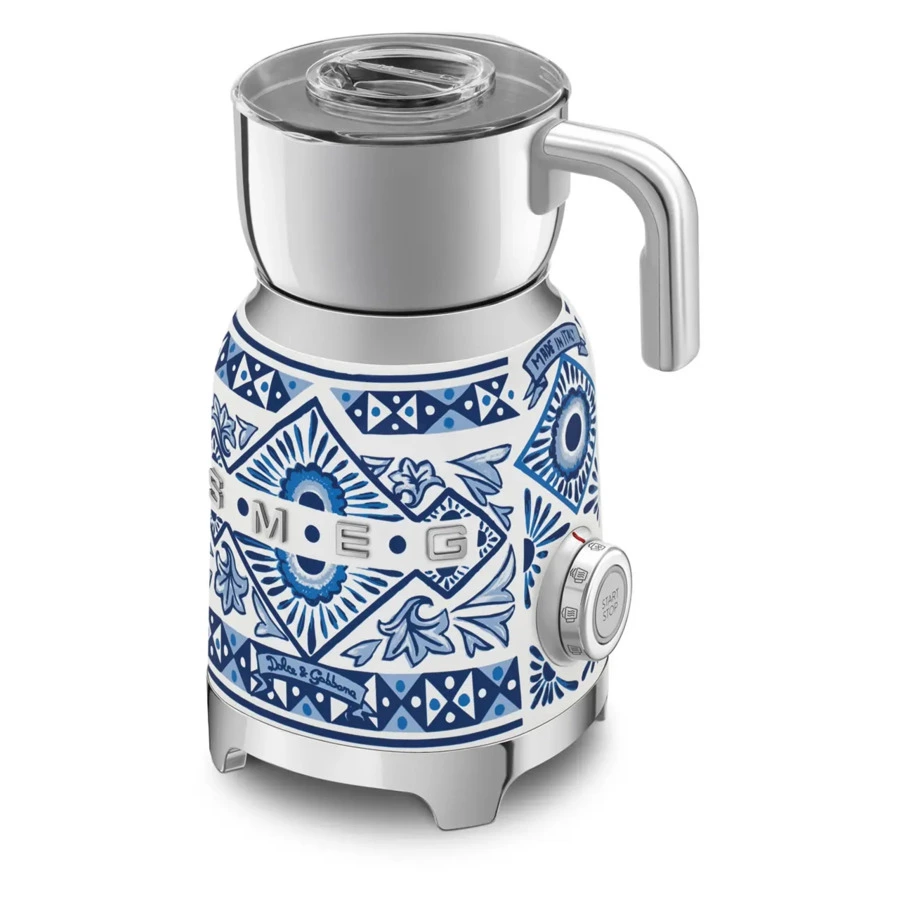 Вспениватель молока SMEG MFF01DGBEU Dolce & Gabbana, голубой