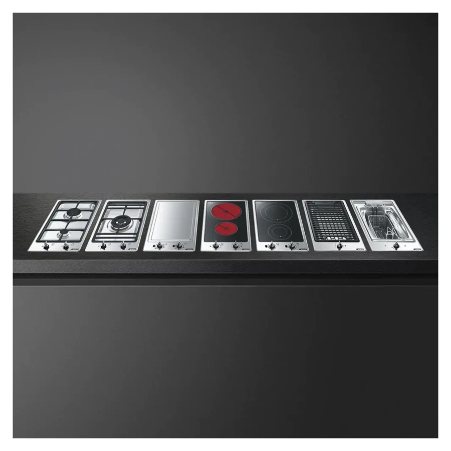 Варочная панель индукционная SMEG PGF32I-1 Classica 30 см, матовая сталь