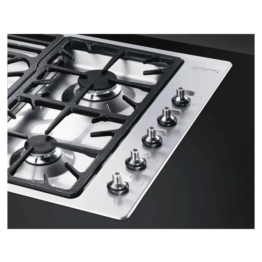 Варочная панель газовая SMEG PGF95-4 Classica 87 см, сталь