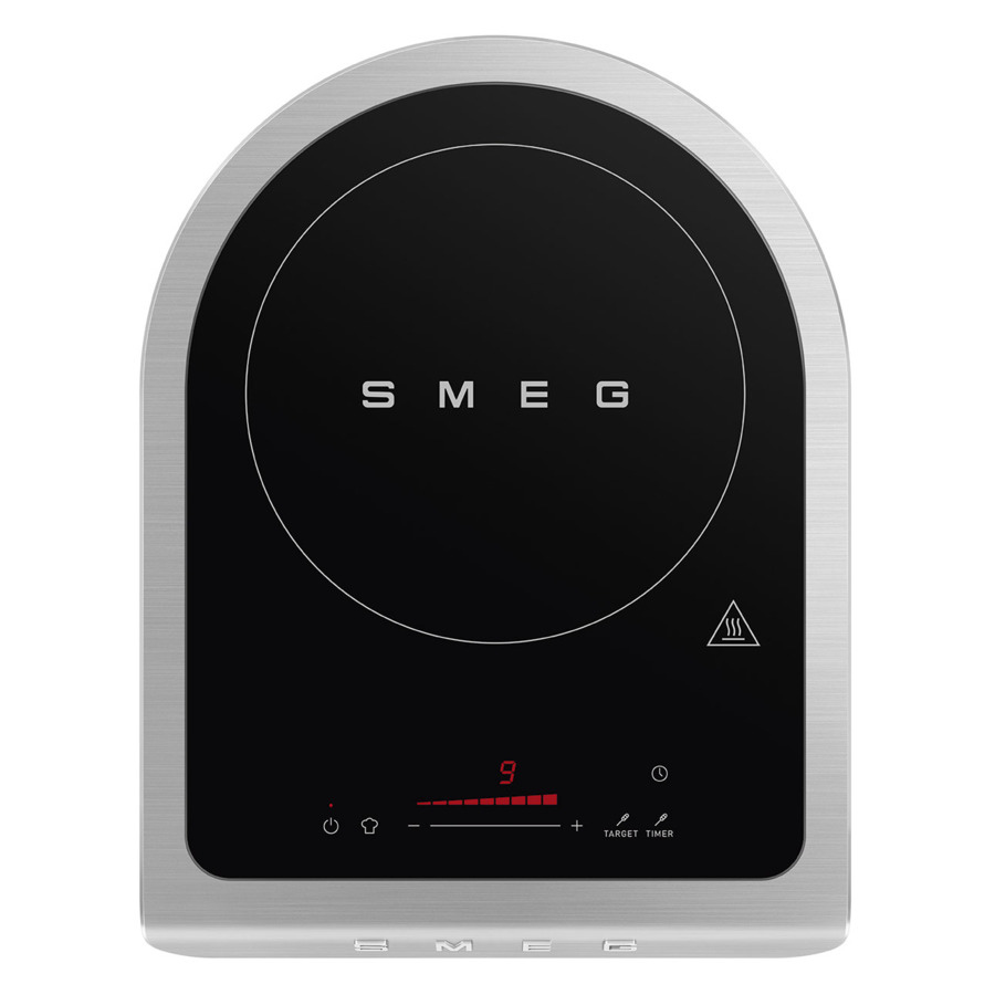 Плита индукционная настольная SMEG PIC01BLMEU, черная матовая