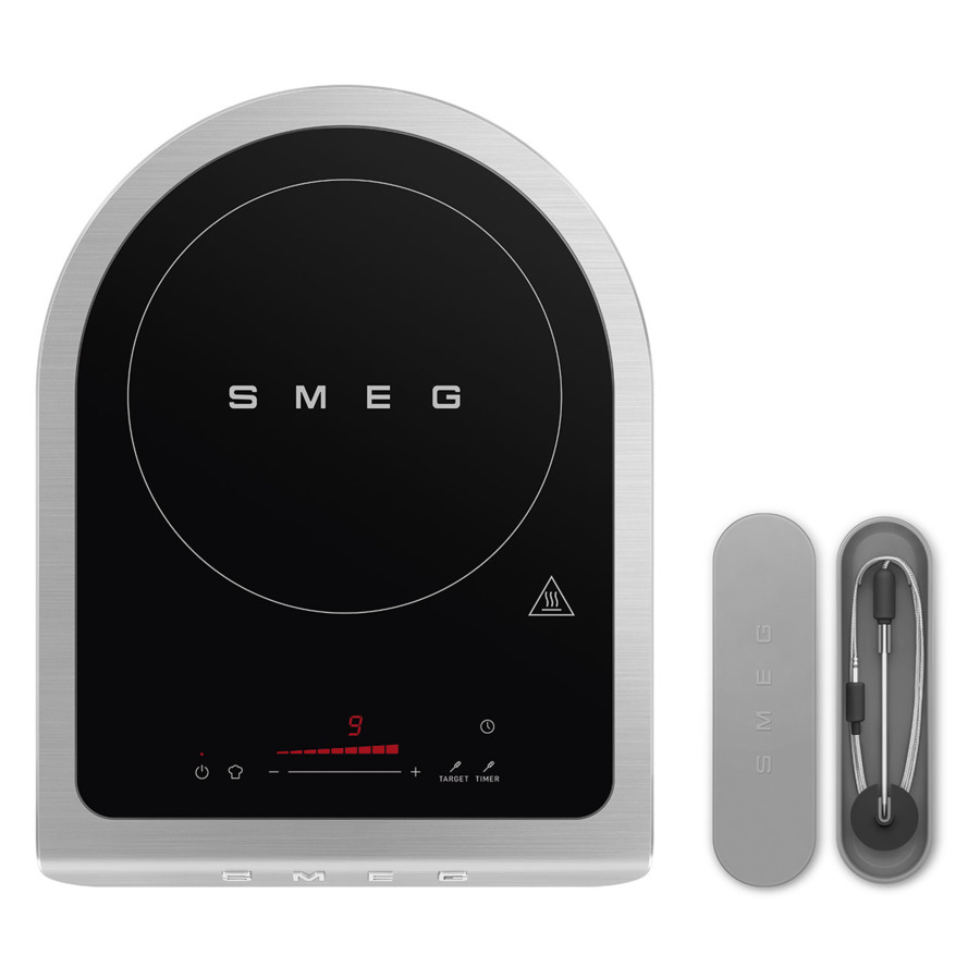 Плита индукционная настольная SMEG PIC01BLMEU, черная матовая