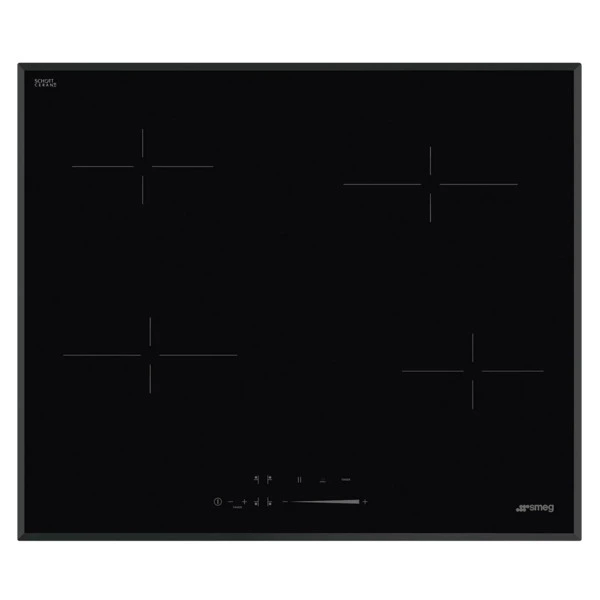 Варочная панель стеклокерамика SMEG SE464TB 60 cм, скошенный край