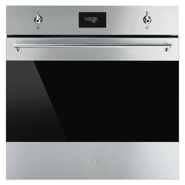 Духовой шкаф электрический 10 функций SMEG SF6301TVX Classica 60 см, сталь от отпечатков