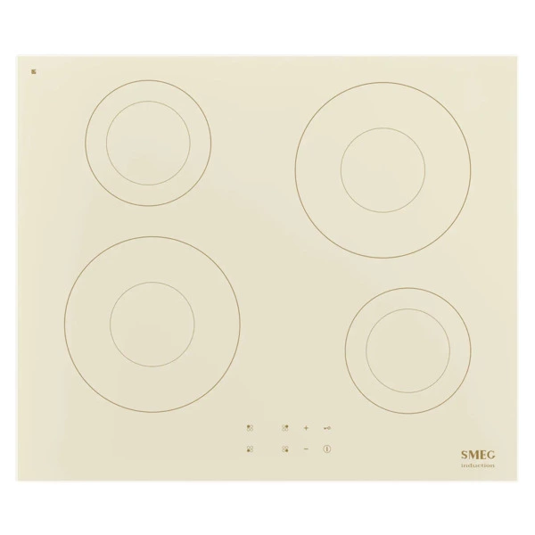 Варочная панель индукционная SMEG SI2641DP 60 см, прямой край, кремовая