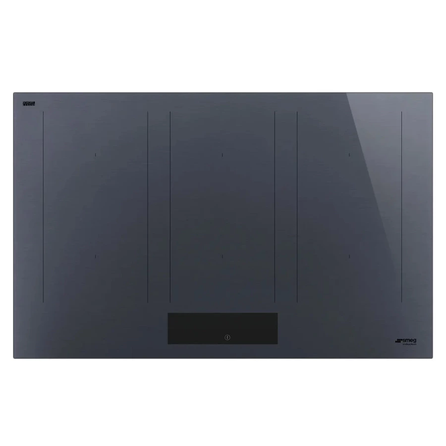 Варочная панель индукционная SMEG SIM1864DG Linea 80 см, прямой край, серебристый
