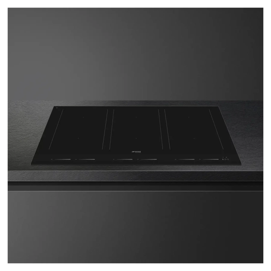 Варочная панель индукционная SMEG SIM1964D 90 см, прямой край, черная