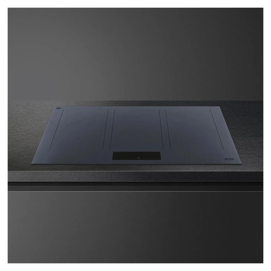 Варочная панель индукционная SMEG SIM1964DG Linea 90 см, Neptune grey