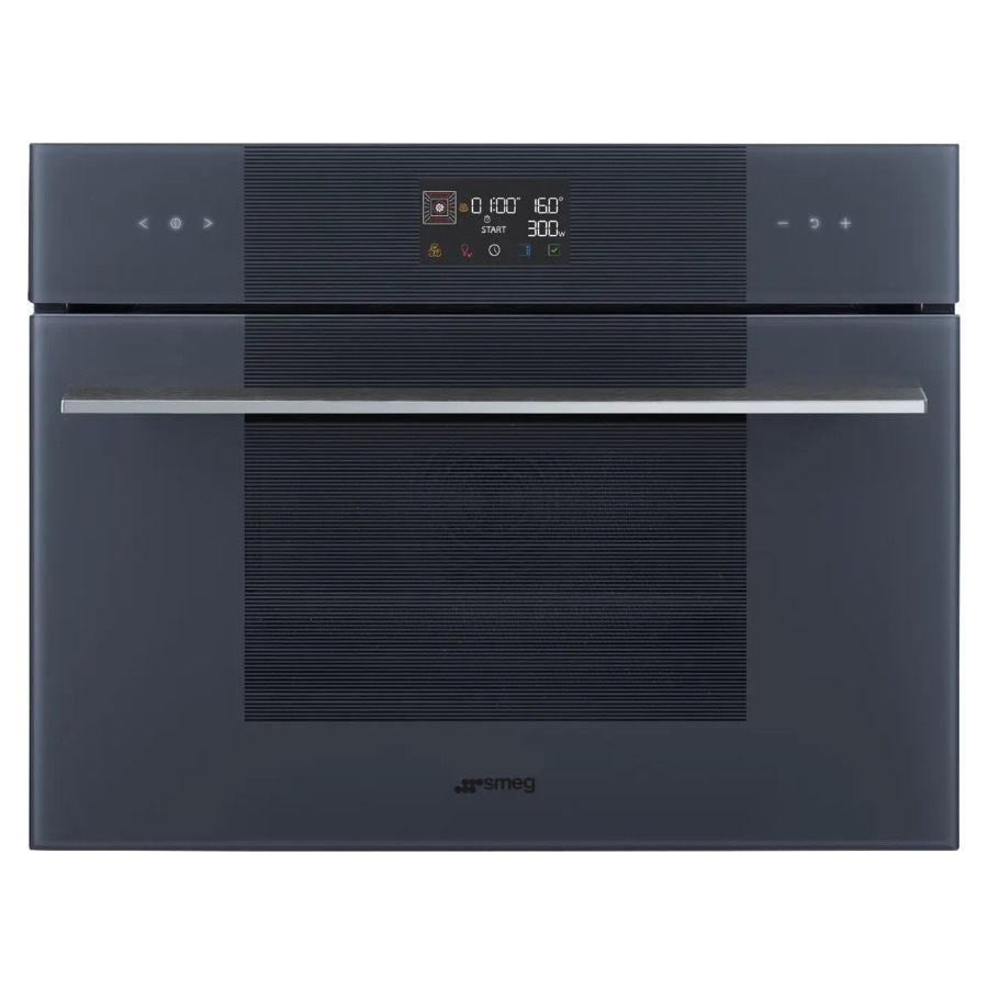 Духовой шкаф с СВЧ 11 функций SMEG SO4102M1G 60х45 см, стекло Neptune Grey