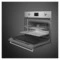 Духовой шкаф с СВЧ 12 функций SMEG SO4302S3X Classica 60х45 см, сталь от отпечатков