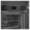 Духовой шкаф с паром 11 функций SMEG SO6101S2B3 Linea 60 см, стекло Deep Black