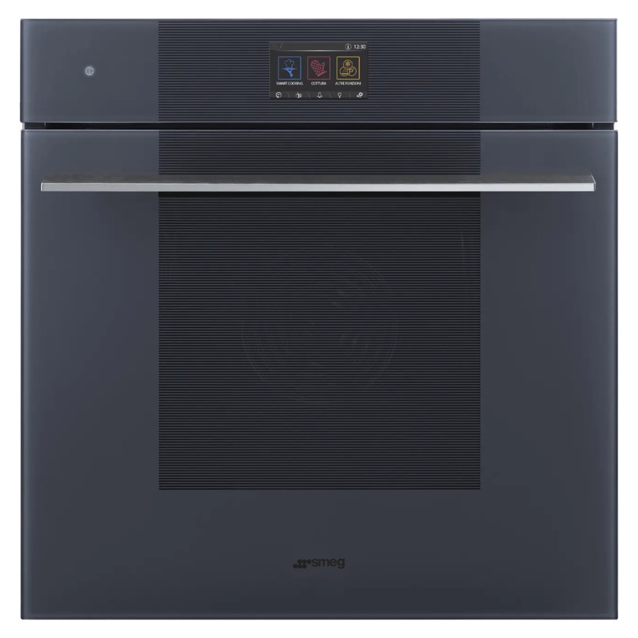 Духовой шкаф Multitech 25 функций SMEG SO6104APG Linea 60 см, стекло Neptune Grey