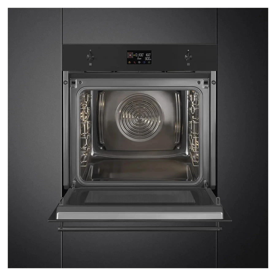 Духовой шкаф с СВЧ 11 функций SMEG SO6302M2N 60 см, черный матовый