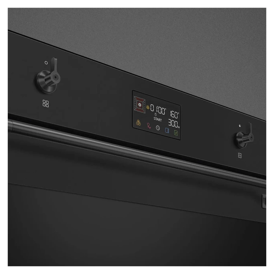 Духовой шкаф с СВЧ 11 функций SMEG SO6302M2N 60 см, черный матовый