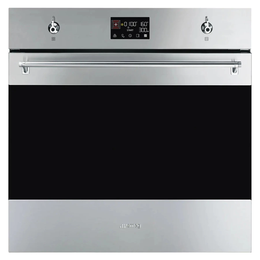 Духовой шкаф с СВЧ 11 функций SMEG SO6302M2X 60 см, сталь от отпечатков