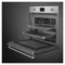 Духовой шкаф с СВЧ 11 функций SMEG SO6302M2X 60 см, сталь от отпечатков