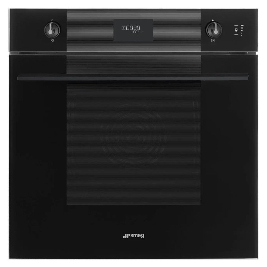 Духовой шкаф с пиролизом и паром 11 функций SMEG SOP6101S2B3 Linea 60 см, стекло Deep Black