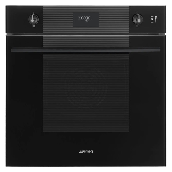 Духовой шкаф с пиролизом и паром 11 функций SMEG SOP6101S2B3 Linea 60 см, стекло Deep Black