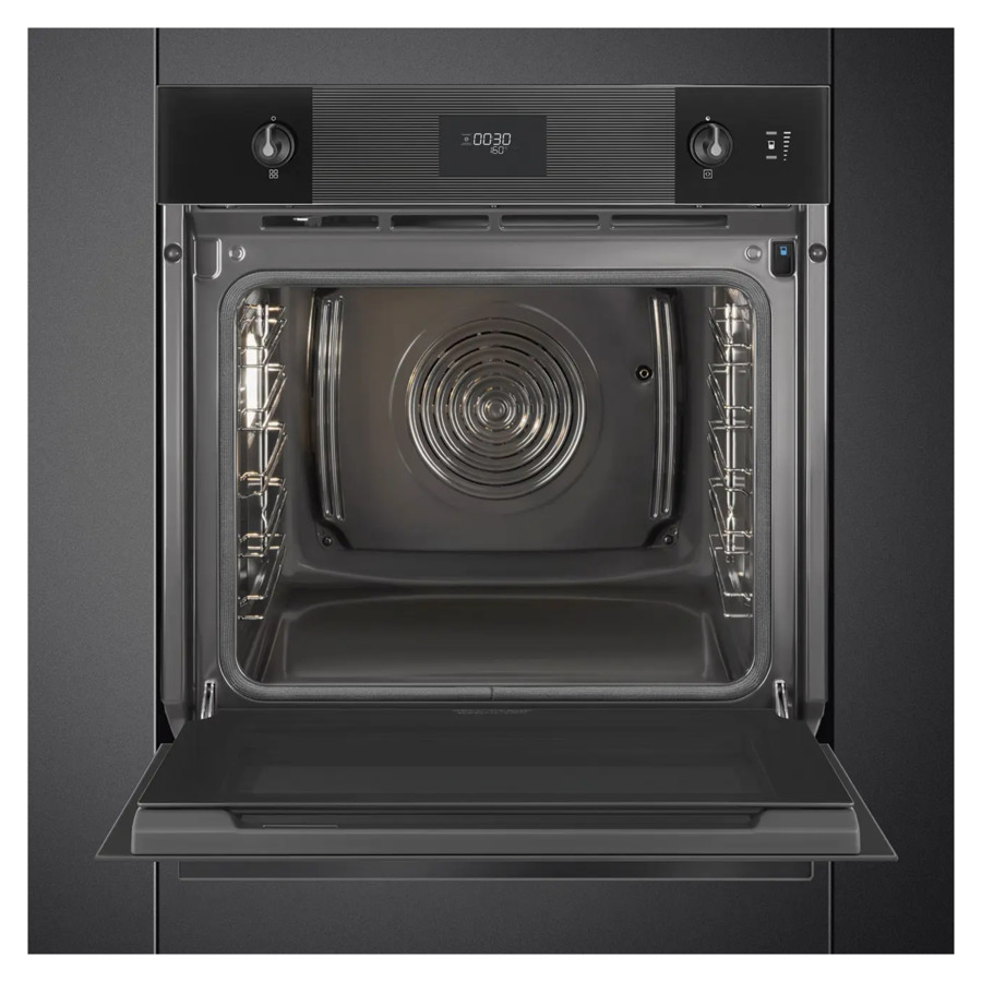 Духовой шкаф с пиролизом и паром 11 функций SMEG SOP6101S2B3 Linea 60 см, стекло Deep Black