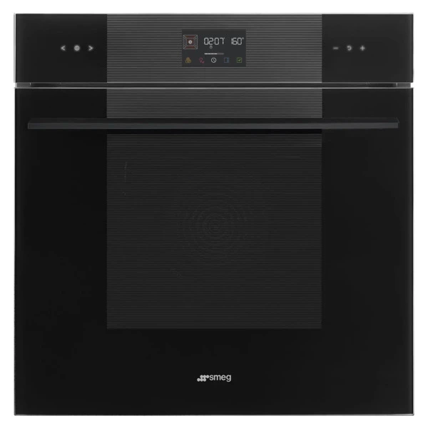 Духовой шкаф с пиролизом 10 функций SMEG SOP6102TB3 Linea 60 см, стекло Deep Black