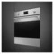Духовой шкаф с пиролизом и паром 12 функций SMEG SOP6302S2PX Classica 60 см, стекло Eclipse