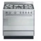 Отдельностоящий варочный центр газ-электро SMEG SUK91MFX9 90х60 см, сталь матовая