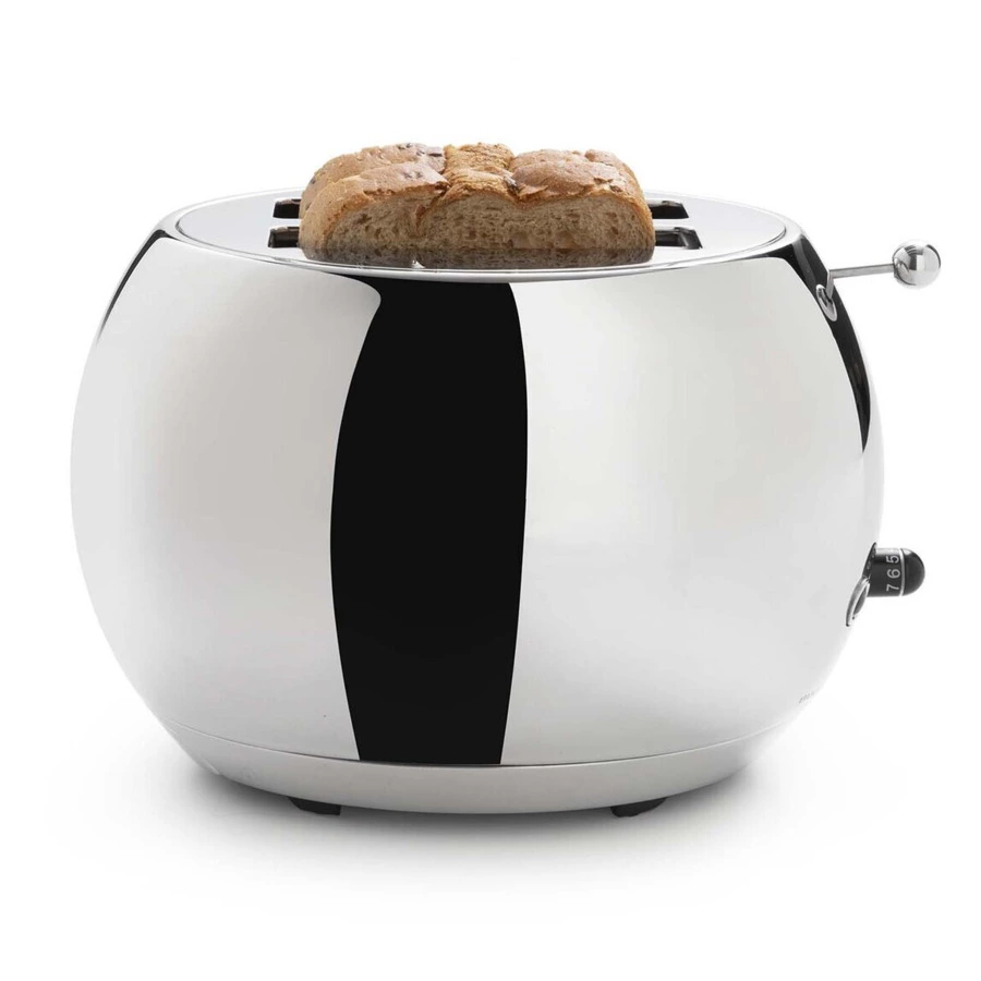 Тостер Bugatti Romeo 30х21х20 см, сталь нержавеющая, хром