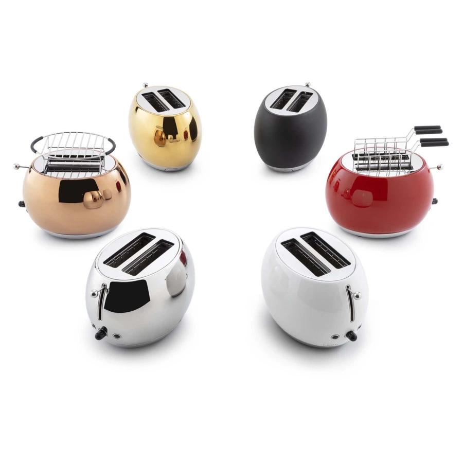 Тостер Bugatti Romeo 30х21х20 см, сталь нержавеющая, хром