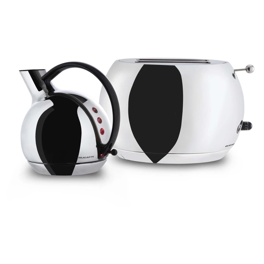 Тостер Bugatti Romeo 30х21х20 см, сталь нержавеющая, хром