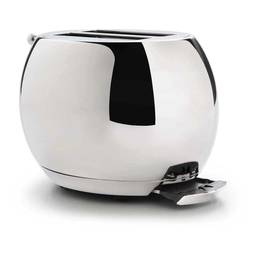 Тостер Bugatti Romeo 30х21х20 см, сталь нержавеющая, хром