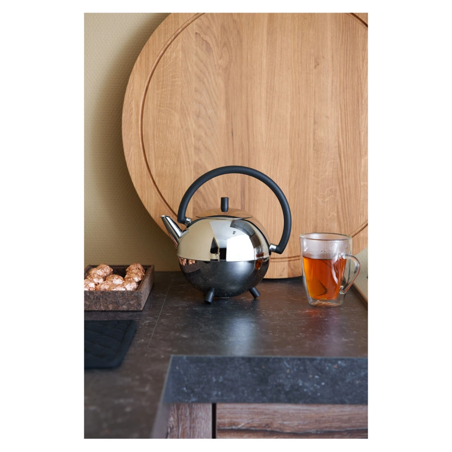 Чайник заварочный Bredemeijer Saturn 1,2, сталь с двойными стенками, хром