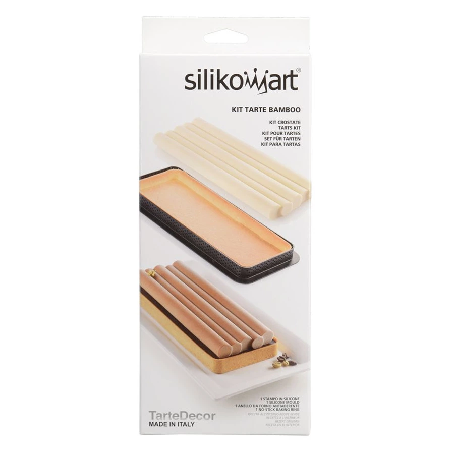 Набор для приготовления пирожных Silikomart Tarte Bamboo 9х2х25 см, силиконовый