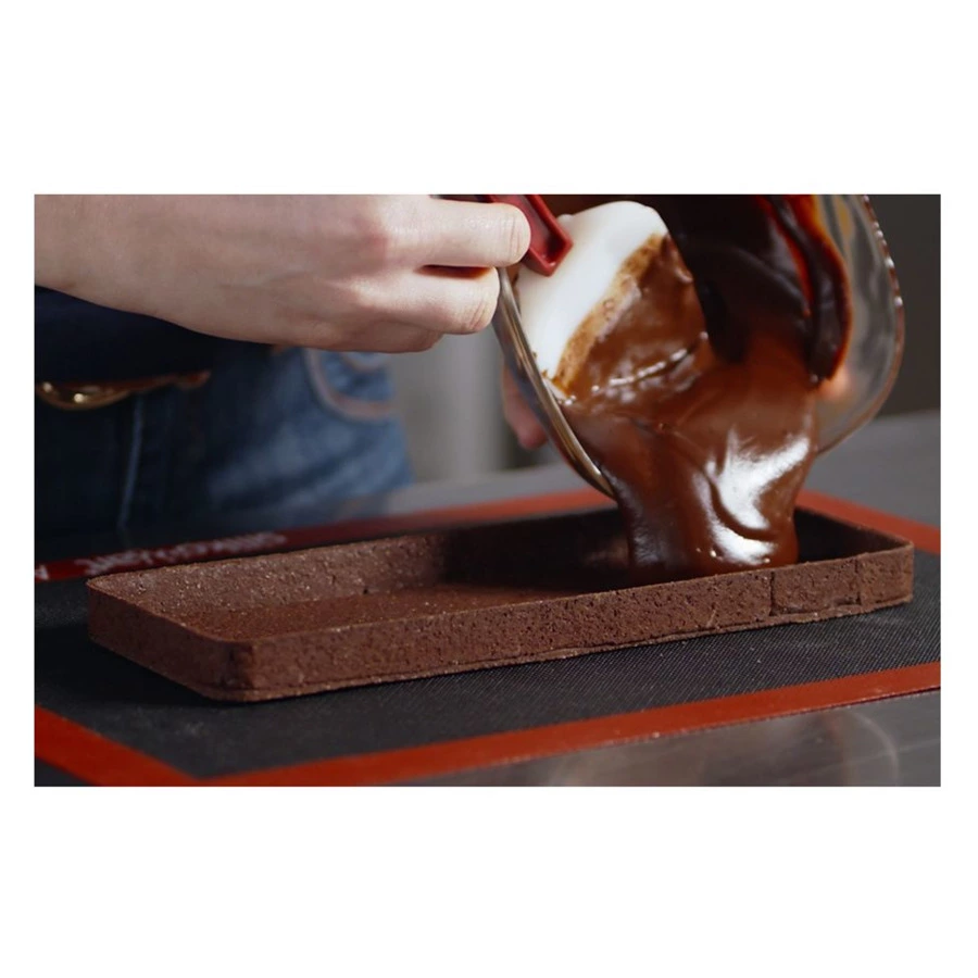 Набор для приготовления пирожных Silikomart Tarte Nouvelle Vague 8х2,4х24 см 2 предмета, силиконовый