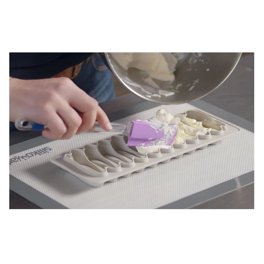 Набор для приготовления пирожных Silikomart Tarte Nouvelle Vague 8х2,4х24 см 2 предмета, силиконовый