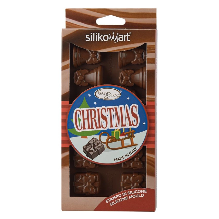 Форма для приготовления конфет Silikomart Christmas 10,5x21,5 см, силиконовая