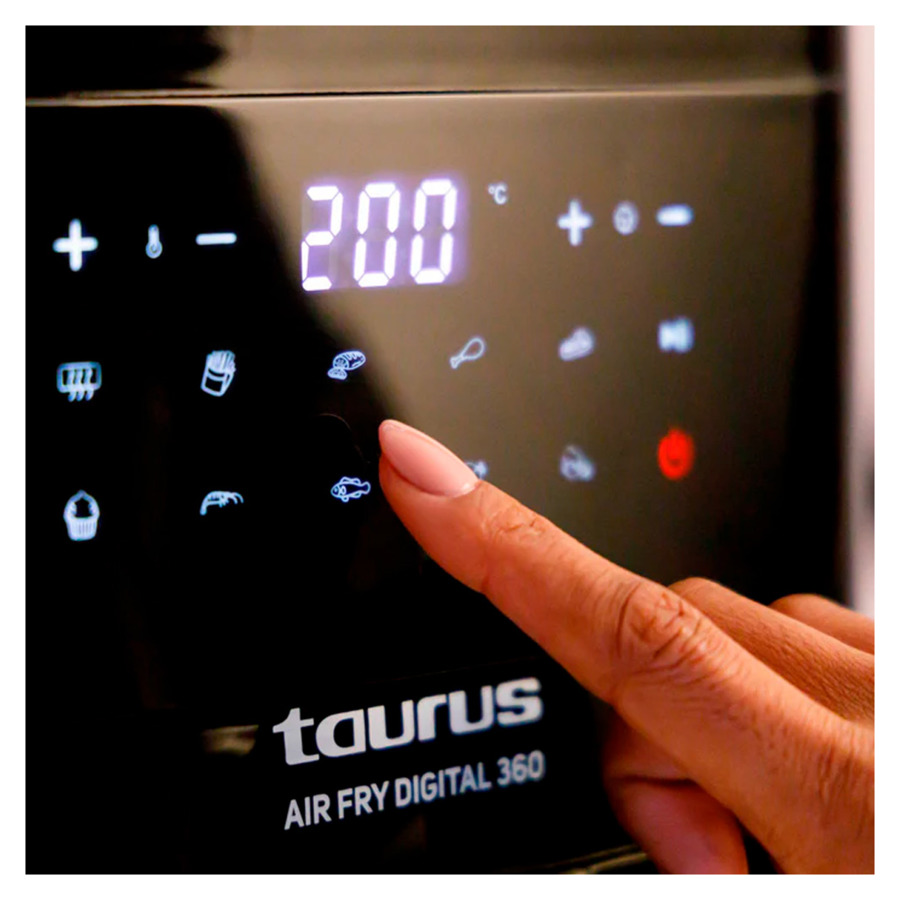 Аэрофритюрница Taurus Air fry digital 360 на 7,5 л, до 1,5 кг картофеля