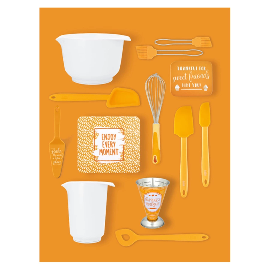 Кисть кулинарная силиконовая Birkmann Colour Kitchen 21 см, оранжевая