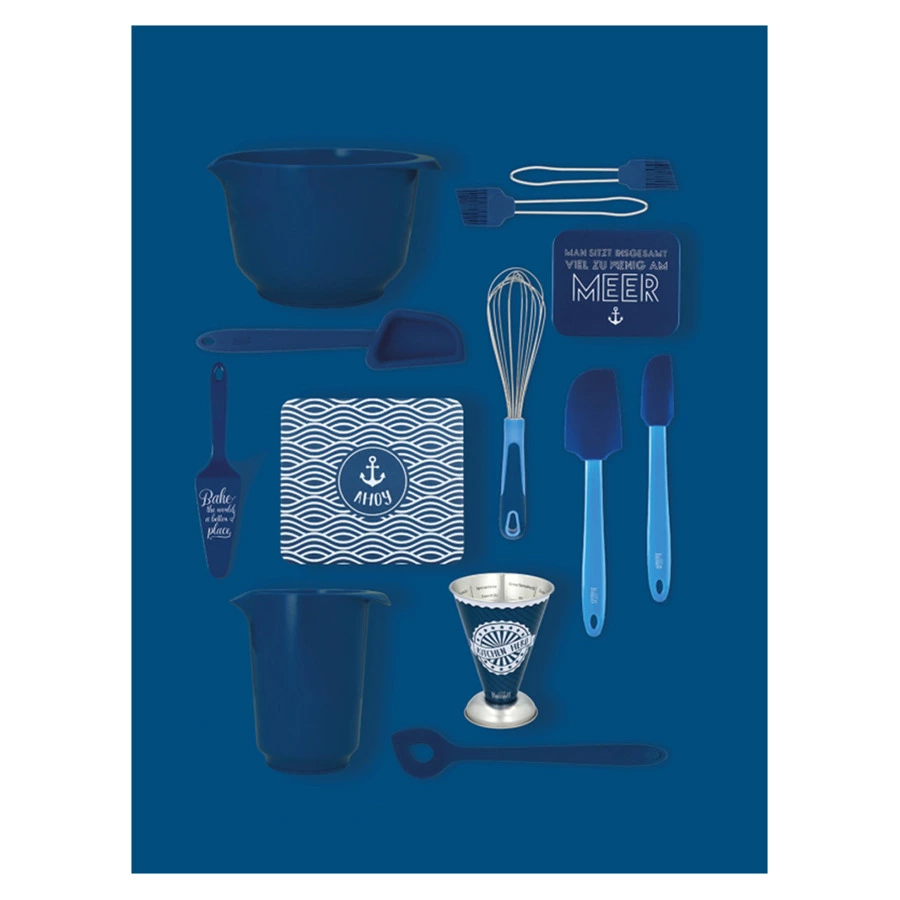 Кисть кулинарная силиконовая Birkmann Colour Kitchen 21 см, темно-синяя