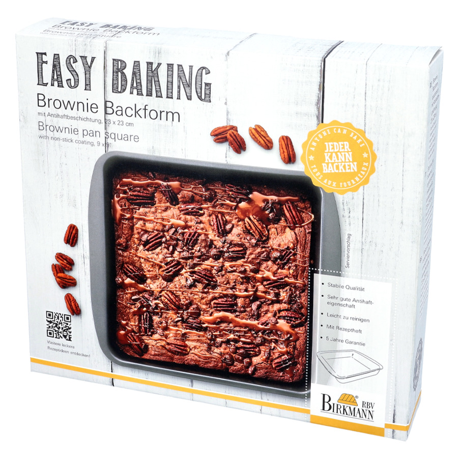 Форма для брауни Birkmann Easy Baking 23х23 см, антипригарная сталь