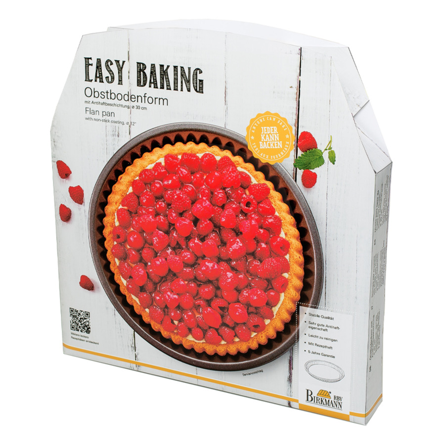 Форма для пирога Флан Birkmann Easy Baking 30 см, антипригарная сталь