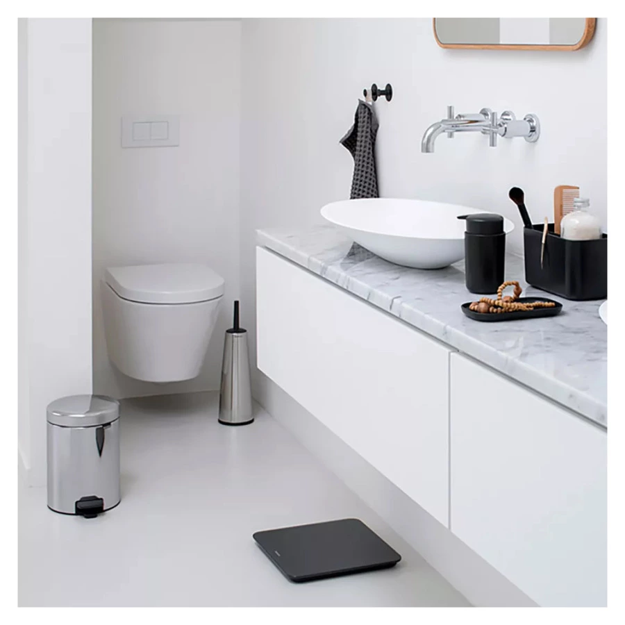 Бак для раздельного мусора c педалью Brabantia NewIcon 2х2 л, сталь полированная-Sale